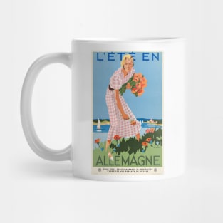 L'été en Allemagne Germany Vintage Poster 1935 Mug